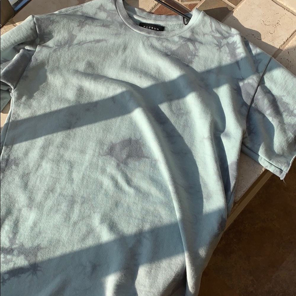 🔥 Pacsun Blue Short Sleeve Sweater Size Large 🔥